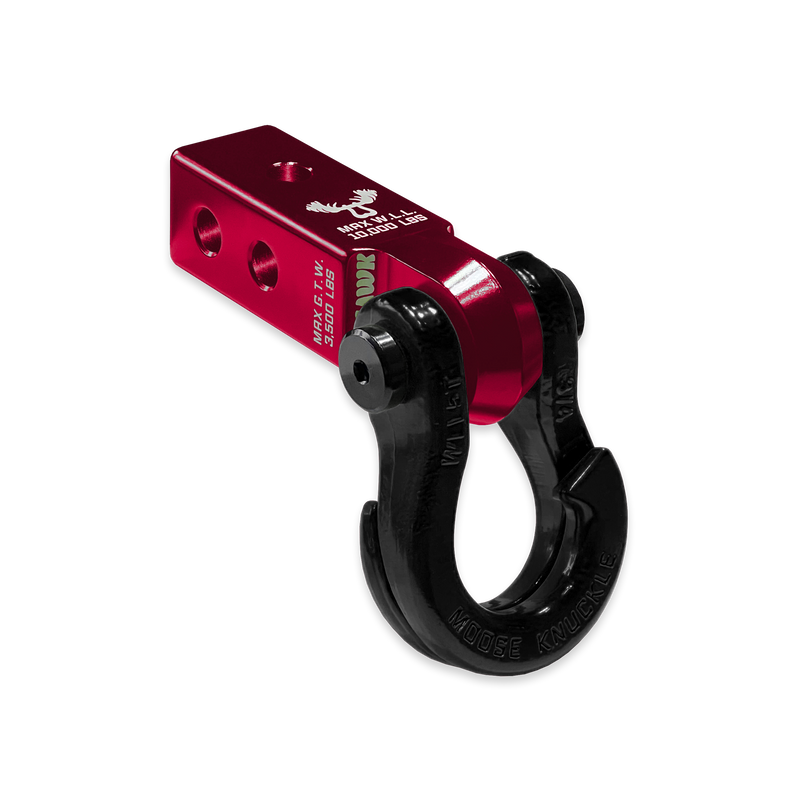Jowl 3/4 Split Shackle and Red Mohawk 2.0 Receiver Combo - Aspire Auto Accessories