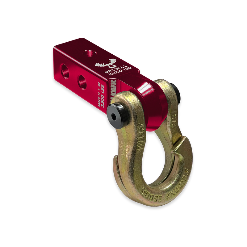 Jowl 3/4 Split Shackle and Red Mohawk 2.0 Receiver Combo - Aspire Auto Accessories
