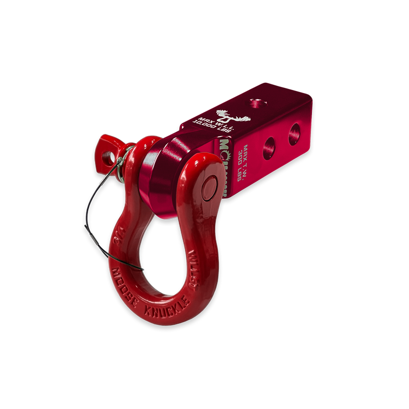 Red B'oh 3/4 Spin Pin Shackle and Mohawk 2.0 Receiver Combo - Aspire Auto Accessories