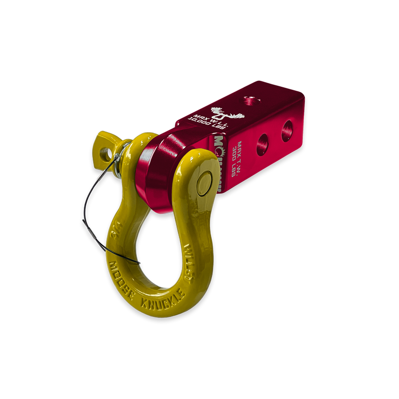 Red B'oh 3/4 Spin Pin Shackle and Mohawk 2.0 Receiver Combo - Aspire Auto Accessories