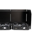 FSR Portable 2 Burner Camp Stove & Wind Screen