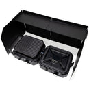 FSR Portable 2 Burner Camp Stove & Wind Screen