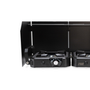 FSR Portable 2 Burner Camp Stove & Wind Screen