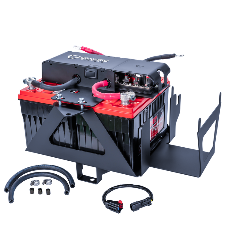 Genesis Offroad Dual Battery System for Jeep Wrangler JK (2007-2018) - Aspire Auto Accessories