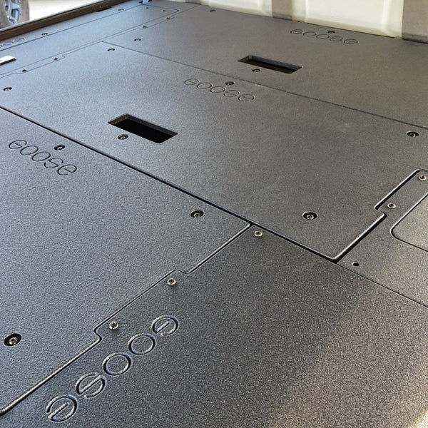 Goose Gear Alu-Cab Canopy Camper Sleep Deck Panel - Double Drawer Module / Power Management Module to Utility Module for Tacoma (2005-2023) - Aspire Auto Accessories