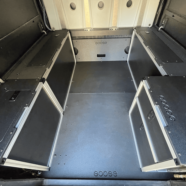Alu-Cab Canopy Camper V2 - Toyota Tacoma 2005-Present 2nd & 3rd Gen. - Bed Plate System - 5' Bed - Aspire Auto Accessories