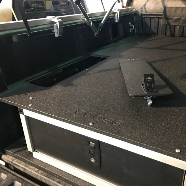 Goose Gear Truck Bed Single Drawer Module - Top Plates for Tacoma (2005-2023)) - Aspire Auto Accessories