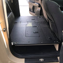 Goose Gear Second Row Seat Delete Plate System keeping Factory Back Wall for Tacoma Double Cab (2005-2023) - Aspire Auto Accessories