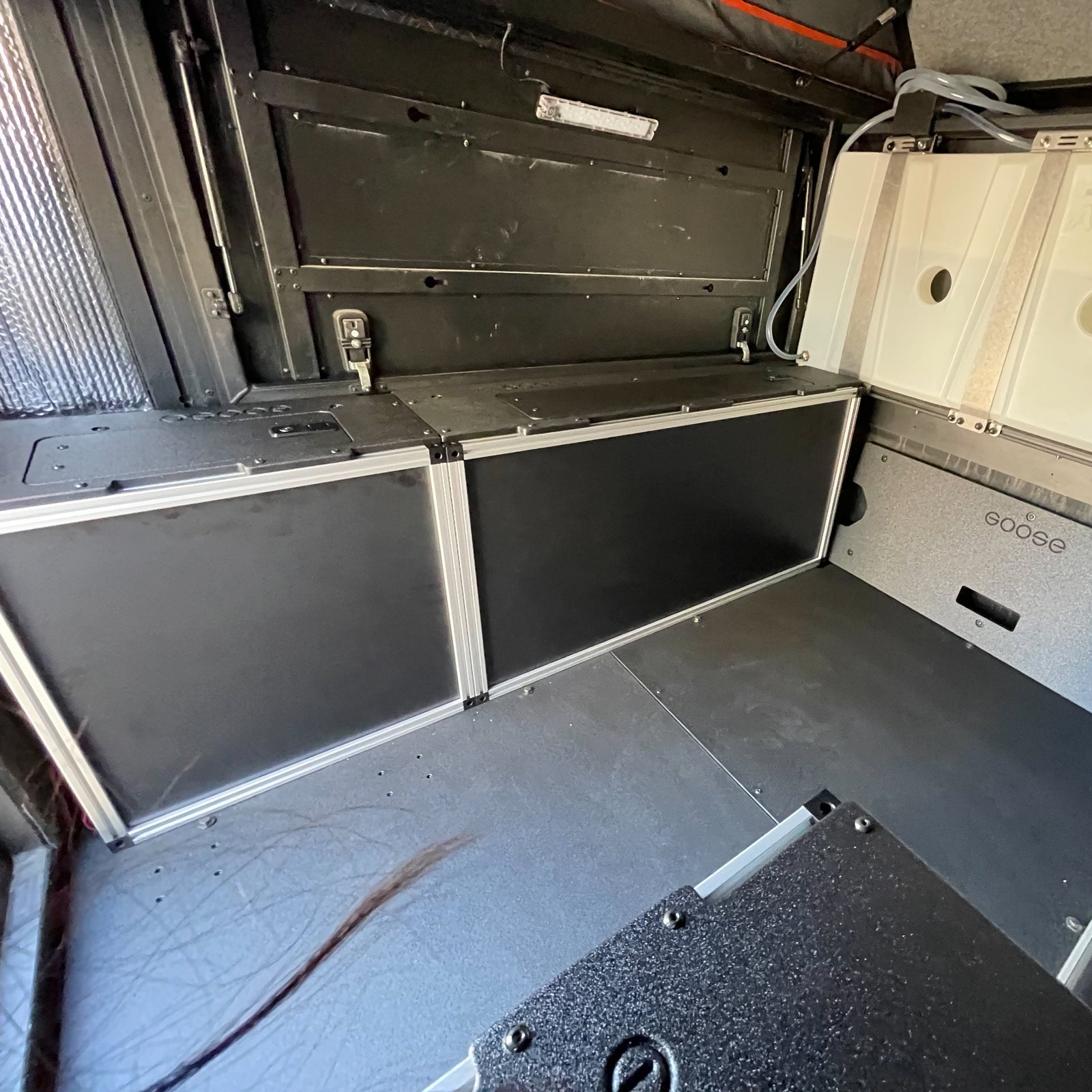 Module 6 Utility Set Goose Gear Alu-Cab Canopy Camper V2 Front Utility Module for 6' Bed Ta