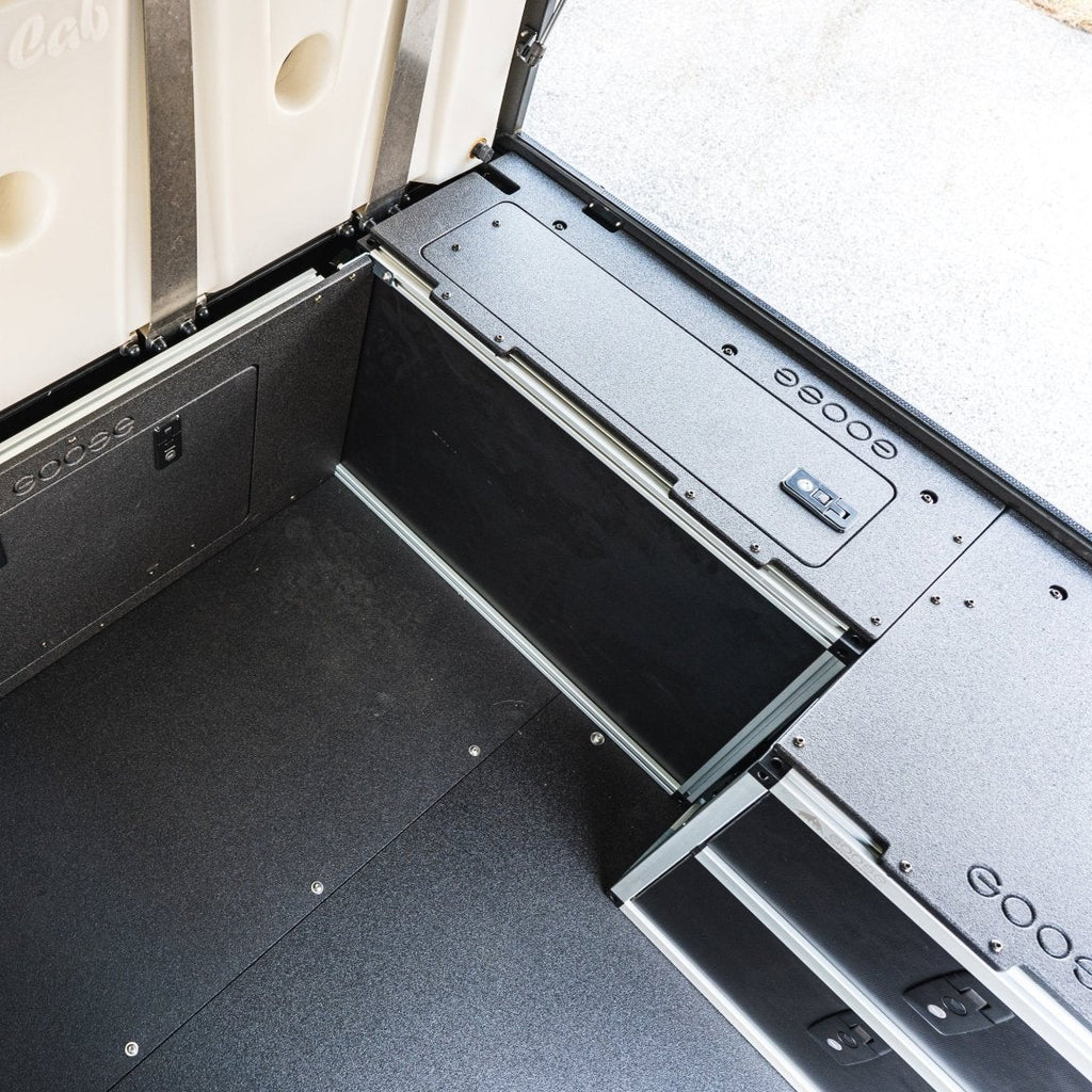 goose gear alu cab Goose Gear Alu-Cab Canopy Camper V2Front Utility Module for Tacoma 5'