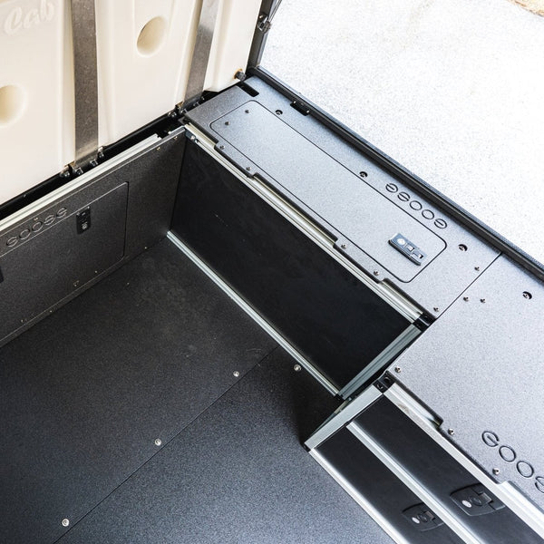 Goose Gear Alu-Cab Canopy Camper V2Front Utility Module for Tacoma 5' Bed (2005-2023) - Aspire Auto Accessories