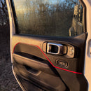 Adventure Life USA Door Skins Black Topo for Gladiator JT (2020-2024)