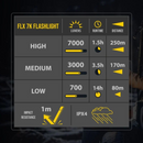 KC HiLites FLX™ 7K Rechargeable Flashlight - Aspire Auto Accessories