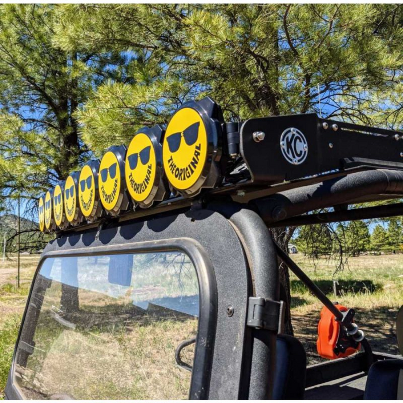 KC HiLites Gravity®️ Titan/Pro6 6" Smiley Face Cover - Aspire Auto Accessories