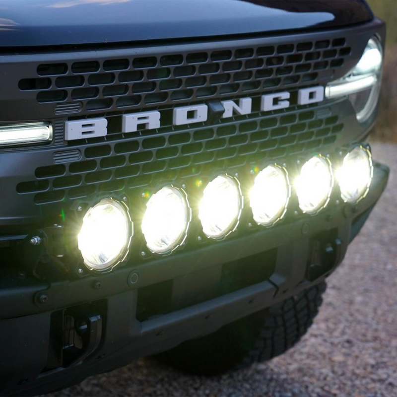 KC HiLites Gravity LED Pro6 Bumper Light Bar Kit for Bronco (2021-2024) - Aspire Auto Accessories
