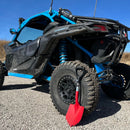 Krazy Beaver Mini Shovel with Black Guard (Textured Red Head / Black Handle)