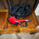 Krazy Beaver Mini Shovel with Black Guard (Textured Red Head / Black Handle)