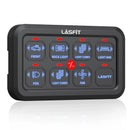 Lasfit 8 Gang Switch Control Panel - Aspire Auto Accessories