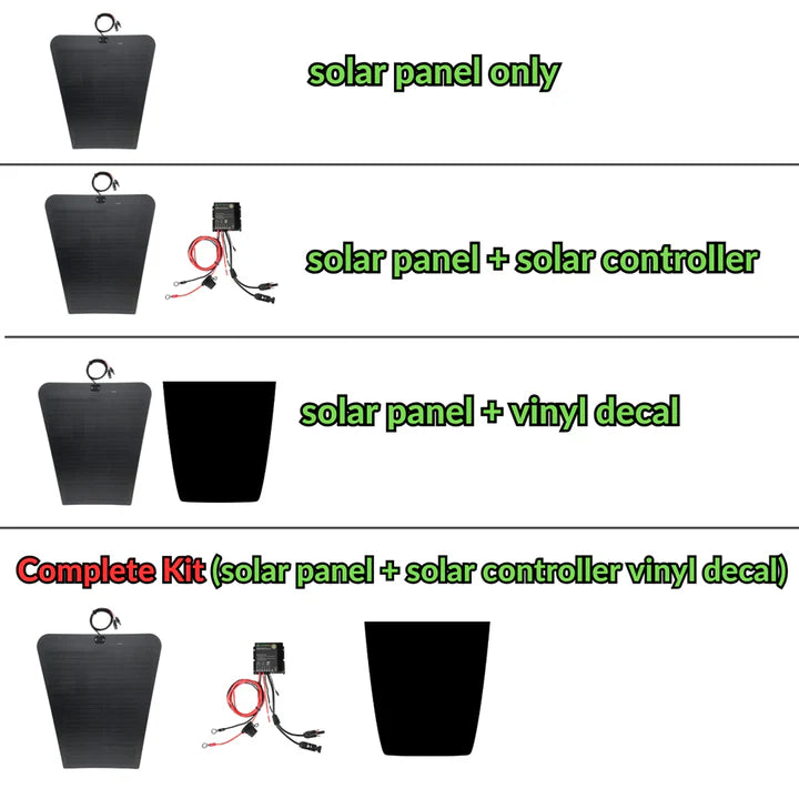 Lensun 90W Hood Flexible Solar Panel for Tacoma (2016-2023)