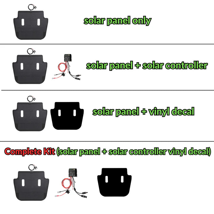 Lensun 90W Hood Flexible Solar Panel for Jeep Gladiator JT (2020-2025)