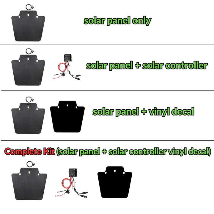 Lensun 105W Hood/Bonnet Flexible Solar Panel for Jeep Wrangler JK (2007-2018)