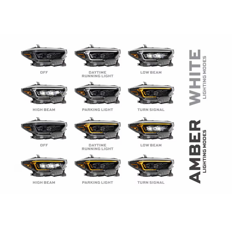 Morimoto XB Evo LED Headlights for Tacoma (2016-2023) - Aspire Auto Accessories