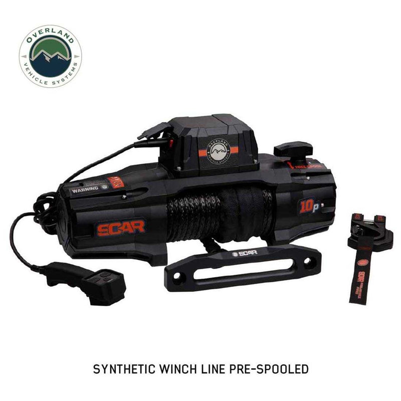 Overland Vehicle Systems Scar 10S Winch - Aspire Auto Accessories