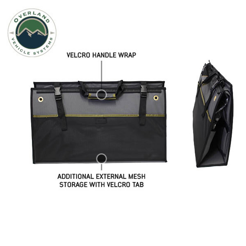 OVS Overland Kitchen Kit - 24 Piece Cooking and Utensil Kit, Hanging Carrying Case - Aspire Auto Accessories