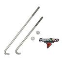 PowerTrays Stainless Steel 5/16" J-Hooks For Toyota Vehicles