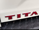 TVD Door & Tailgate Premium Cast Vinyl Decal Letter Inlays for Nissan Titan (2016-2024) - Aspire Auto Accessories
