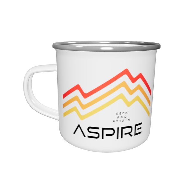 Aspire Mountain Enamel Mug