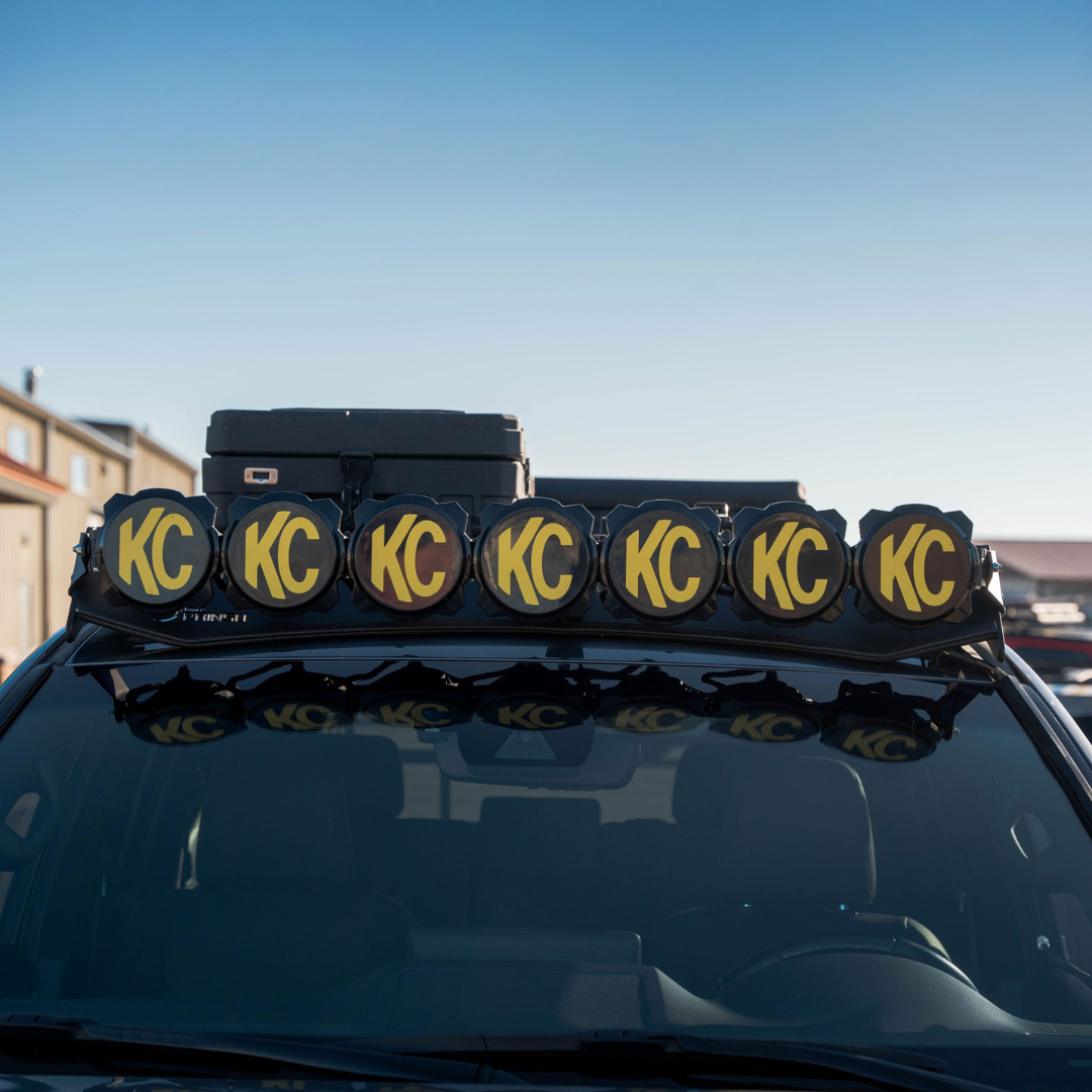 Prinsu Front-Facing Light Bar Brackets for KC HiLites Light Pods
