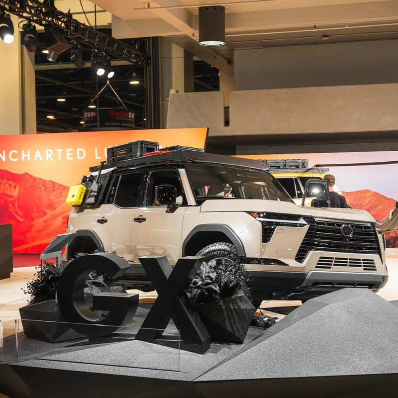 Prinsu Pro Roof Rack for Lexus GX550 (2024-2025)