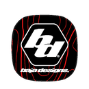 StickerFab Baja Designs Squadron Light Cover Topo Overlays (Universal) - Aspire Auto Accessories