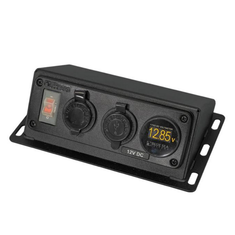 Rago Fabrication Blue Sea Systems 12v Accessory Panel Mount For 4Runner (2010-2023) - Aspire Auto Accessories