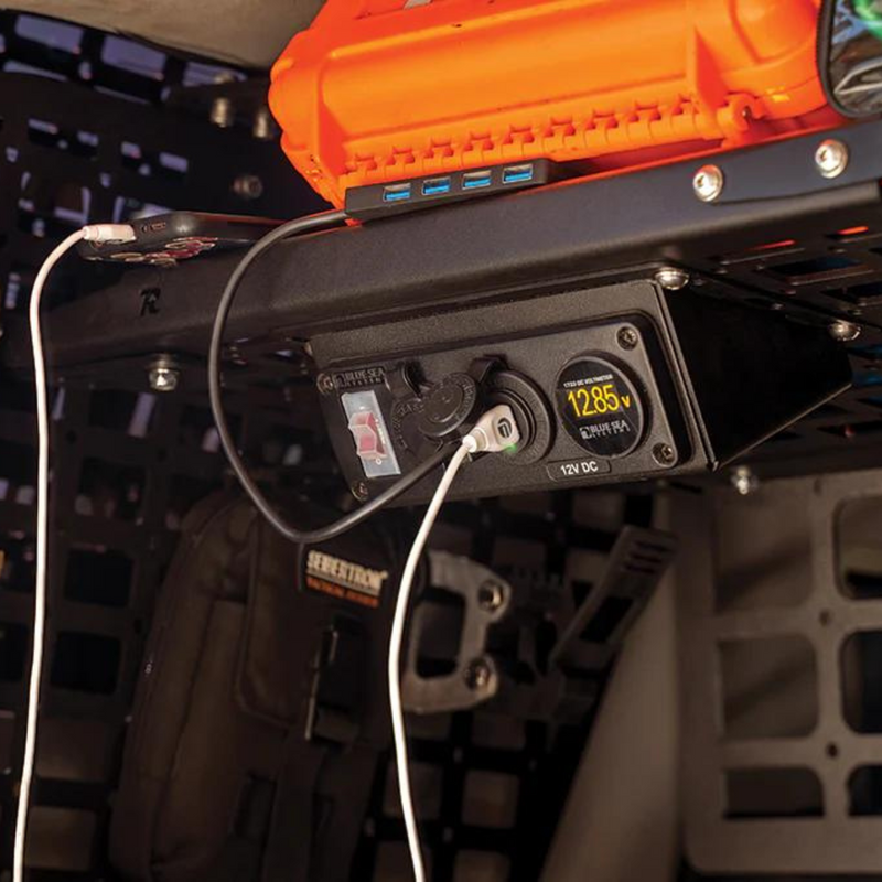 Rago Fabrication Blue Sea Systems 12v Accessory Panel Mount For 4Runner (2010-2023) - Aspire Auto Accessories