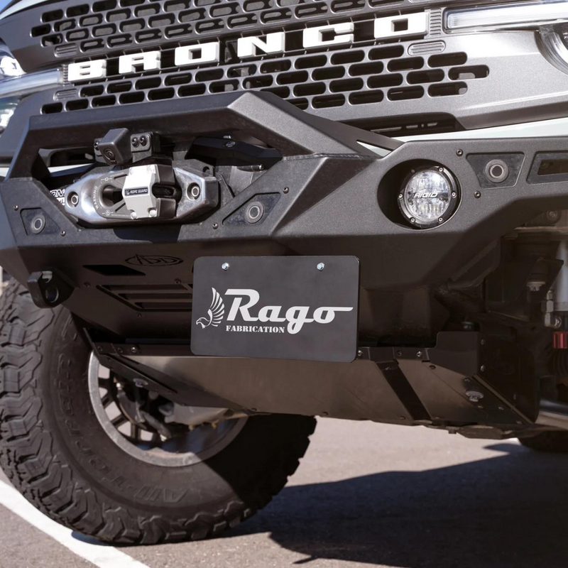 Rago Fabrication Clevis Mounted License Plate Bracket - Aspire Auto Accessories