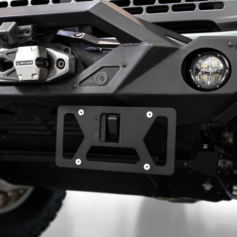 Rago Fabrication Clevis D-Ring Mounted License Plate Bracket for 4Runner (1996-2002) - Aspire Auto Accessories