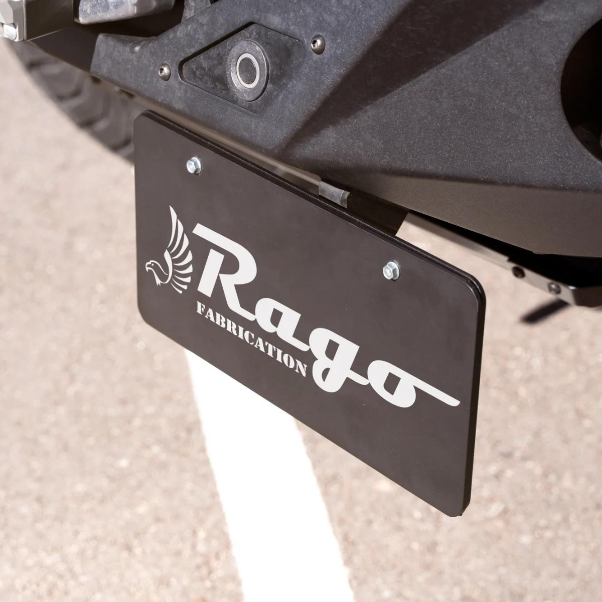6209 Rago Rago Fabrication Clevis D-Ring Mounted License Plate Bracket for 4Runn