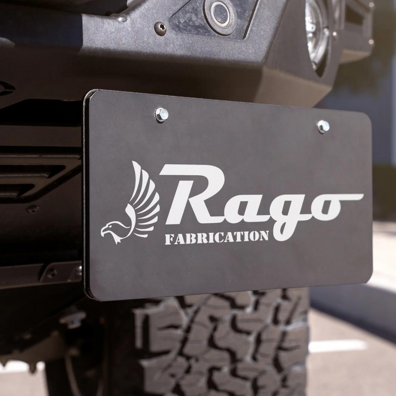 Rago Fabrication Clevis D-Ring Mounted License Plate Bracket for 4Runner (1996-2002) - Aspire Auto Accessories