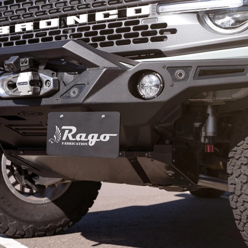 Rago Fabrication Clevis D-Ring Mounted License Plate Bracket for 4Runner (1996-2002) - Aspire Auto Accessories