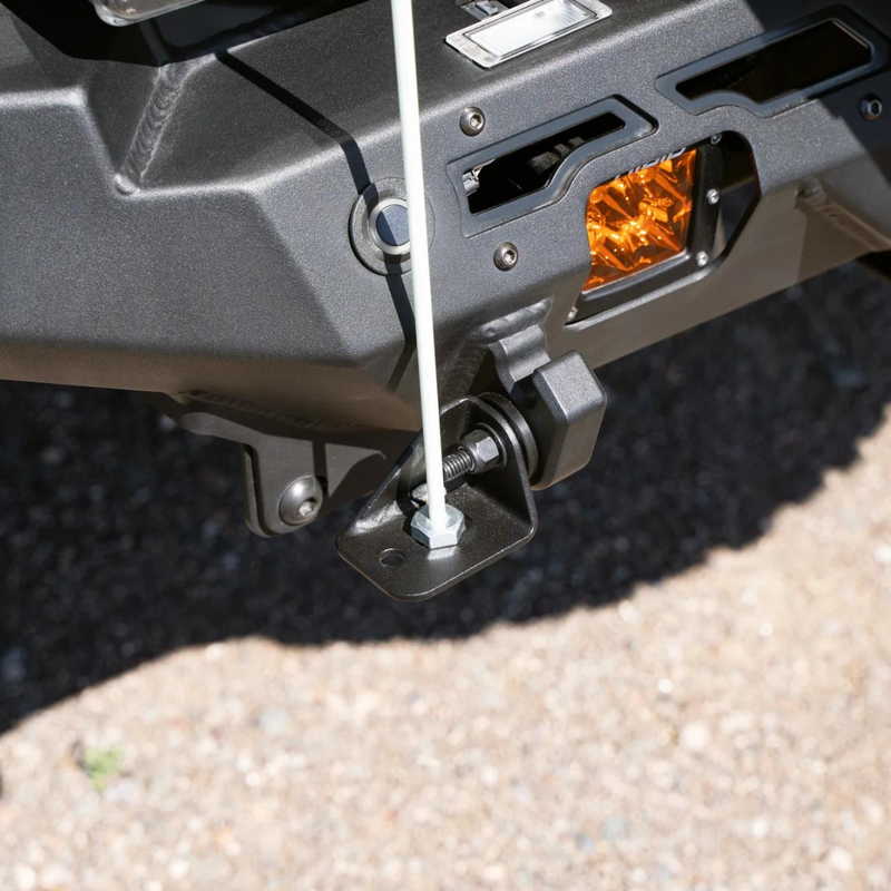 Rago Fabrication Clevis D-Ring Mounted Whip Flag Holder for 4Runner (1996-2002) - Aspire Auto Accessories