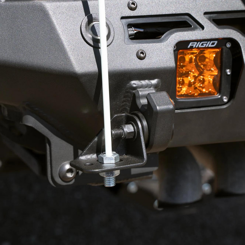 Rago Fabrication Clevis D-Ring Mounted Whip Flag Holder for 4Runner (1996-2002) - Aspire Auto Accessories