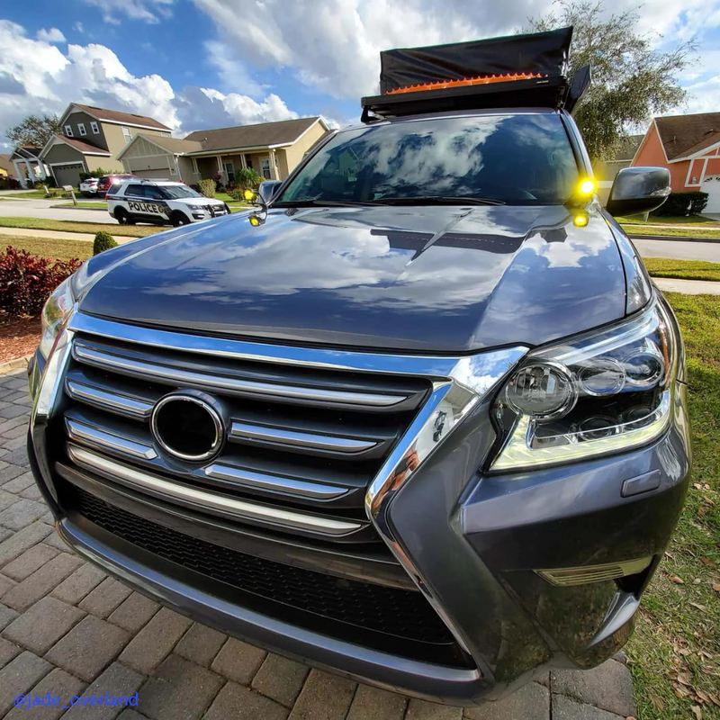 Rago Fabrication Ditch Light Brackets for Lexus GX 460 (2010-2023)