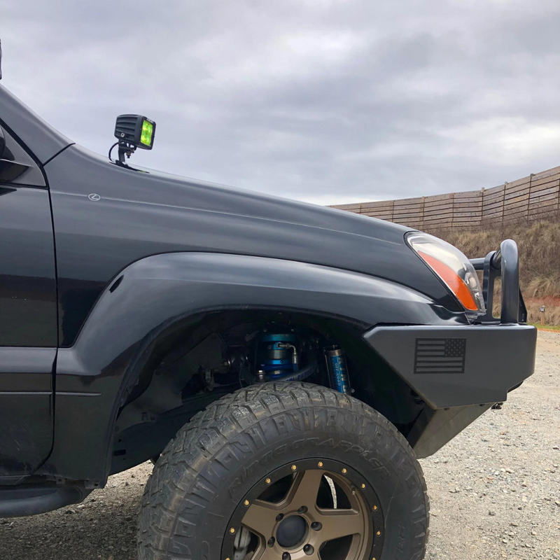 Rago Fabrication Ditch Light Brackets for Lexus GX 470 (2003-2009) - Aspire Auto Accessories