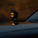 Rigid 360-Series 4" Amber Pro Lens Spot Optic LED Light Pods - Aspire Auto Accessories
