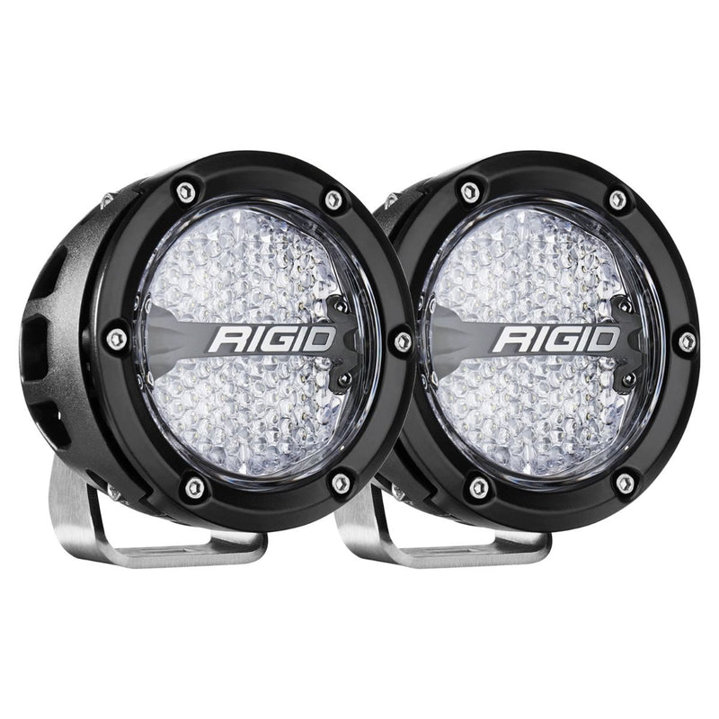Rigid 360-Series 4" RGBW Diffused Optic with RGBW Backlight LED Light Pods - Aspire Auto Accessories