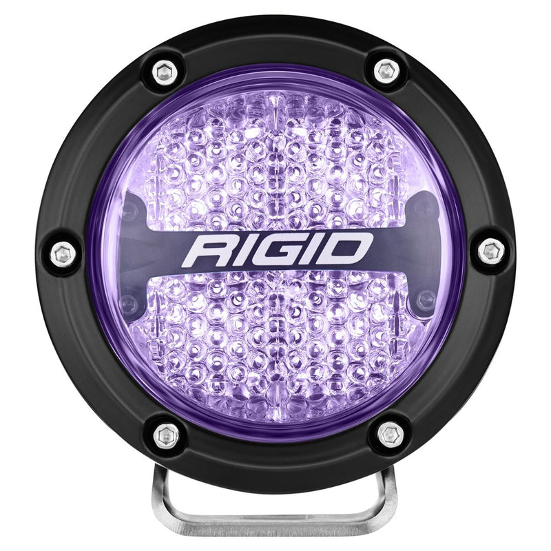 Rigid 360-Series 4" RGBW Diffused Optic with RGBW Backlight LED Light Pods - Aspire Auto Accessories