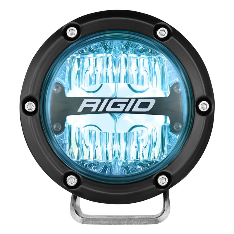 Rigid 360-Series 4" RGBW Drive Optic with RGBW Backlight LED Light Pods - Aspire Auto Accessories