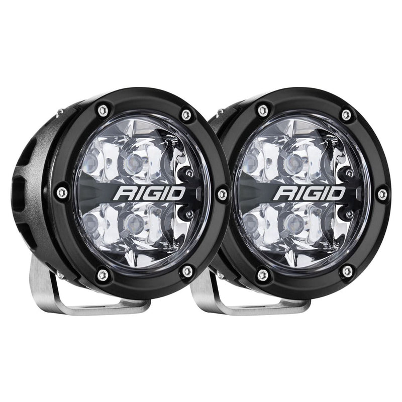 Rigid 360-Series 4" RGBW Spot Optic with RGBW Backlight LED Light Pods - Aspire Auto Accessories
